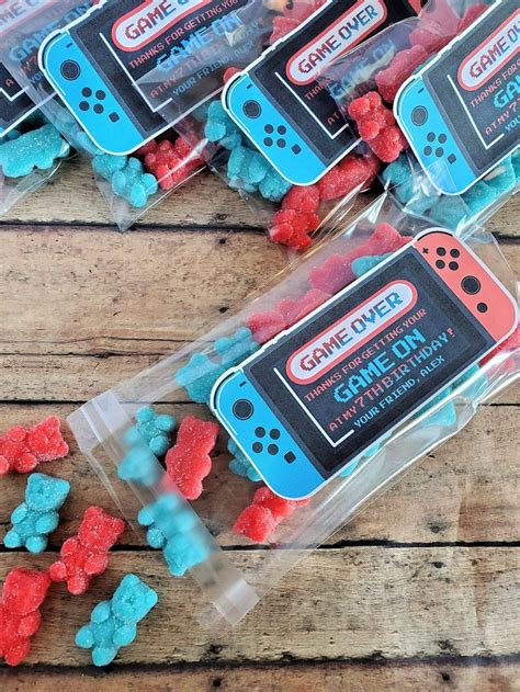 party favor ideas for video game party|video game party favors uk.